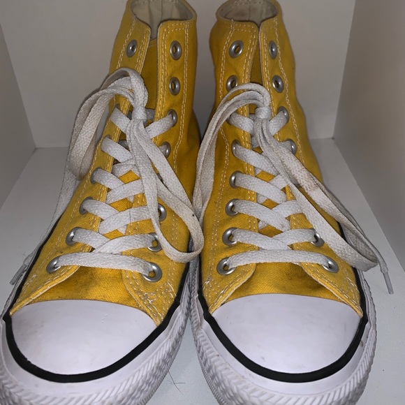 yellow high top converse womens